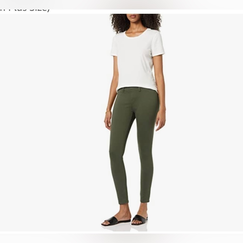 Olive green jeggings 2XL - Picture 3 of 5
